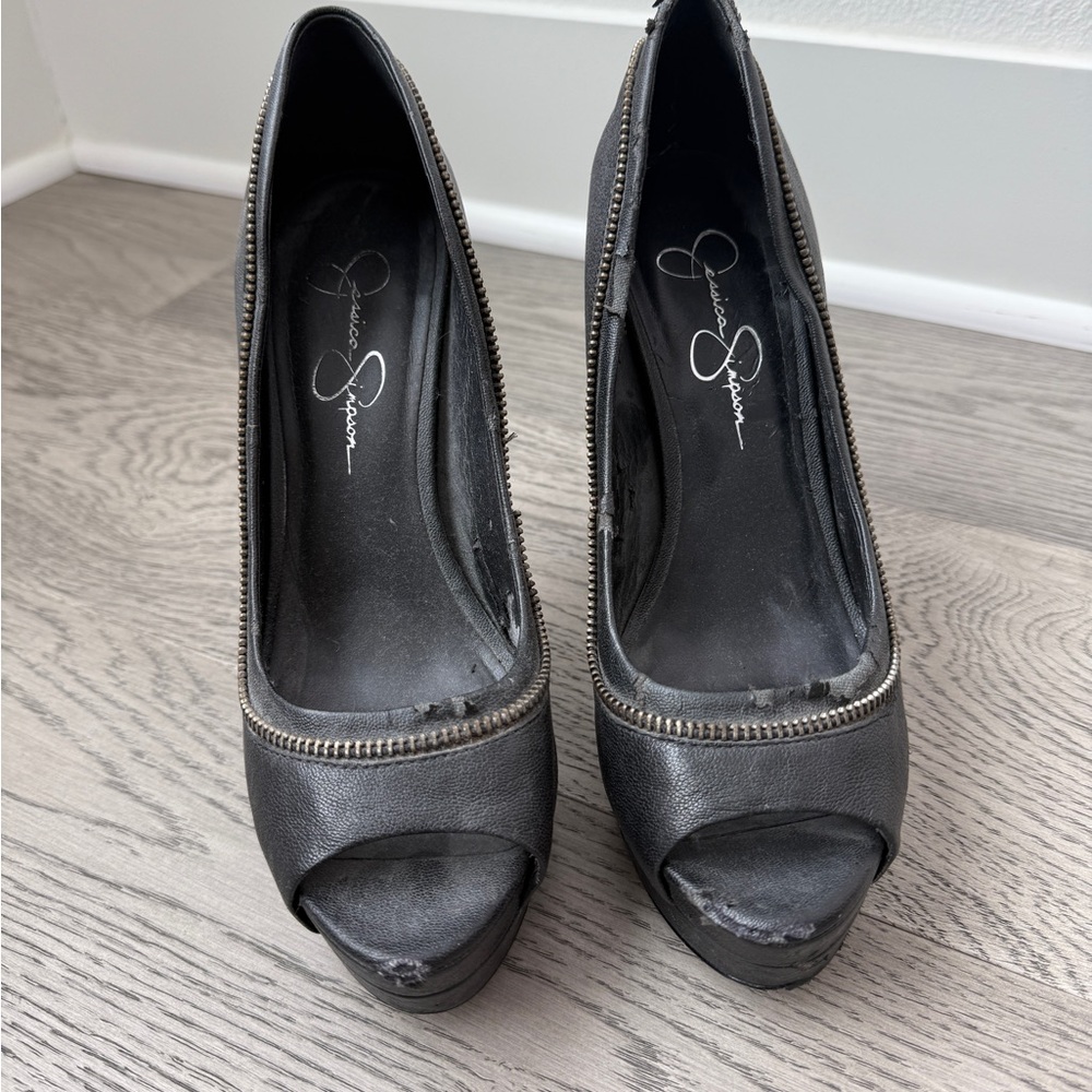 Jessica Simpson JS Ellep Black Heel Women’s 7.5
